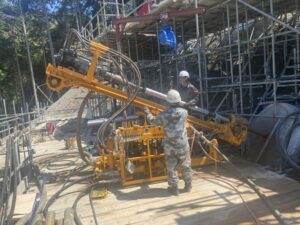 高知県安芸市安芸川ボーリング工事